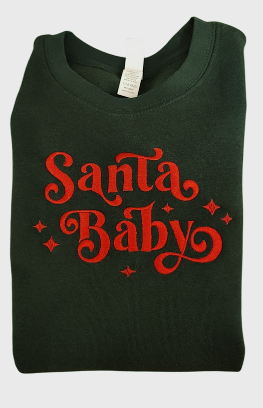 Santa Baby unisex crewneck sweatshirt